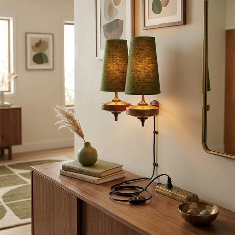 Hour Rho Plug-In Wall Light