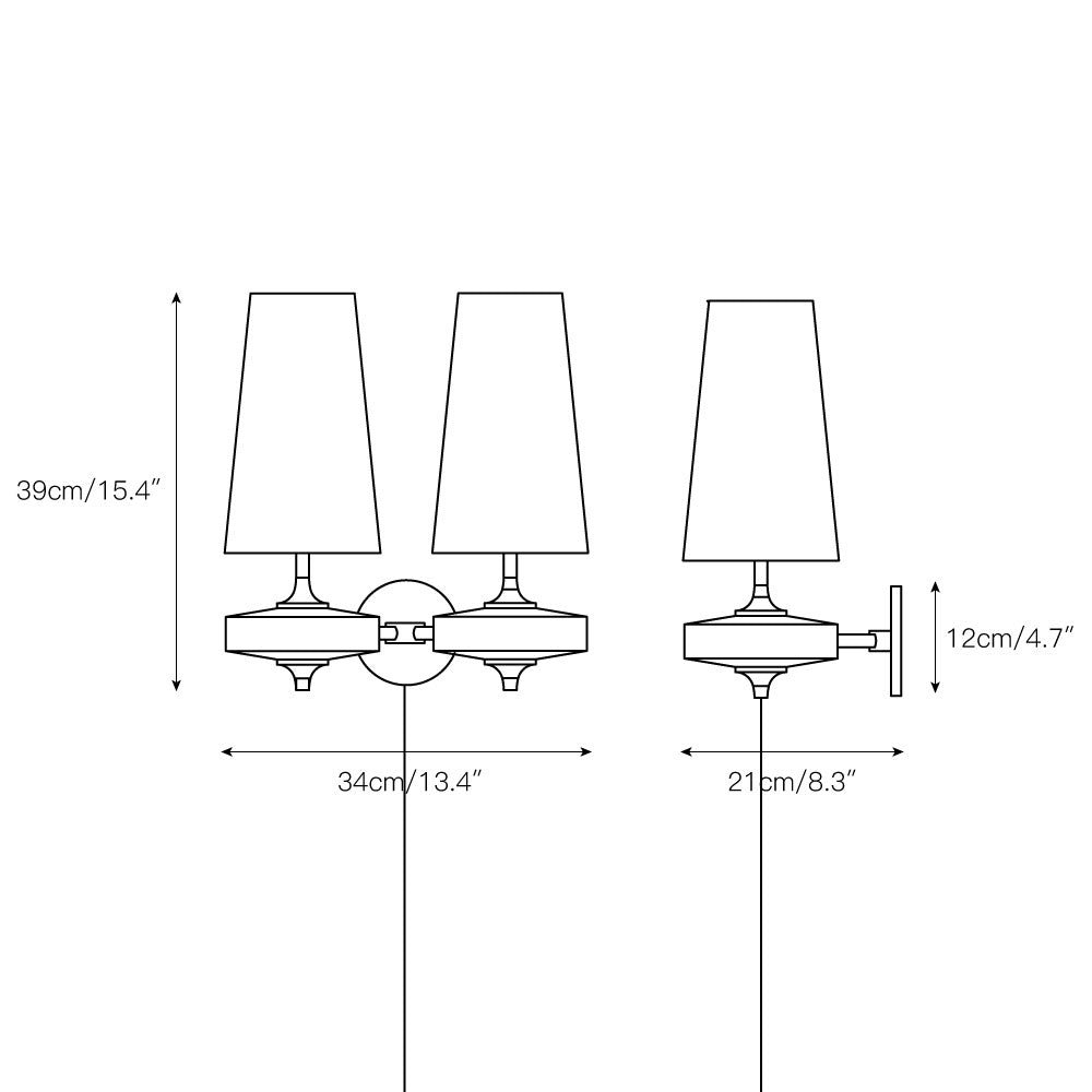 Hour Rho Plug-In Wall Light
