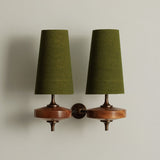 Nydorisra wall lamp 2 heads green shade — GildNest UK