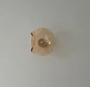 Nordic Curved Glass Japandi Style Glass LED Wall Light