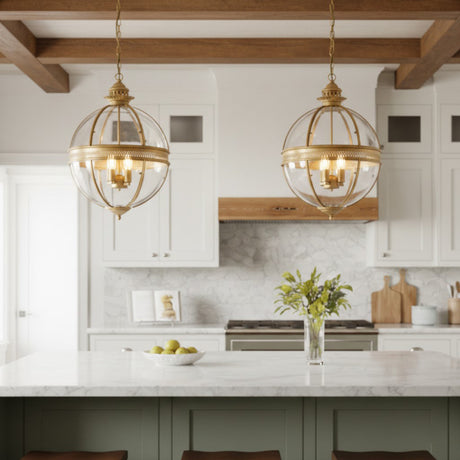 Braeden Glass Globe Pendant Light