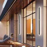 Vynn Linear Outdoor Wall Light cool white motion sensor