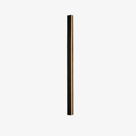 Silex linear outdoor wall light matte black — GildNest UK