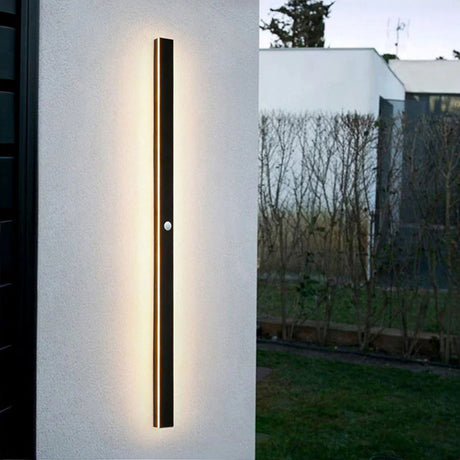 Silex linear outdoor LED wall light motion sensor — GildNest UK