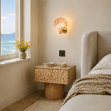 Luis shell wall light
