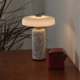 Lunara Marble Table Lamp (Built-in Battery)