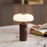 Lunara Marble Table Lamp (Built-in Battery)