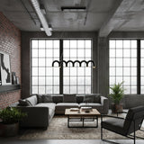 M Shaped Circle Chandelier