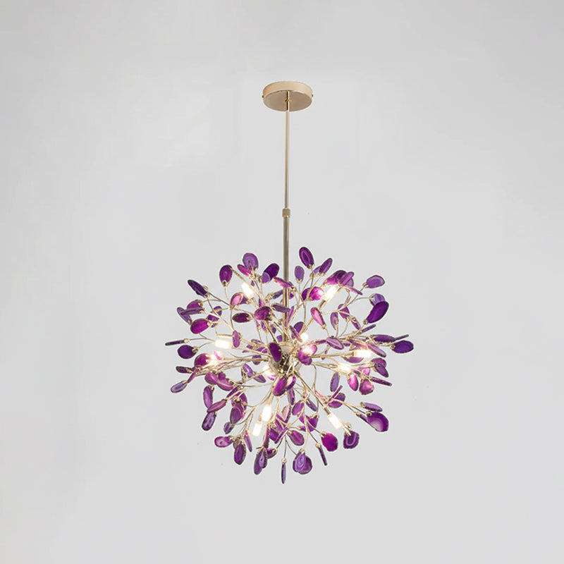 Modern Agate Chandelier