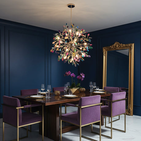 Modern Agate Chandelier