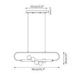 Modern Zeta Chandelier