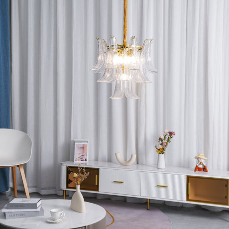 Murano Petal Chandelier