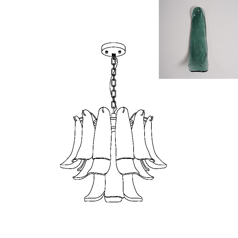 Murano Petal Chandelier