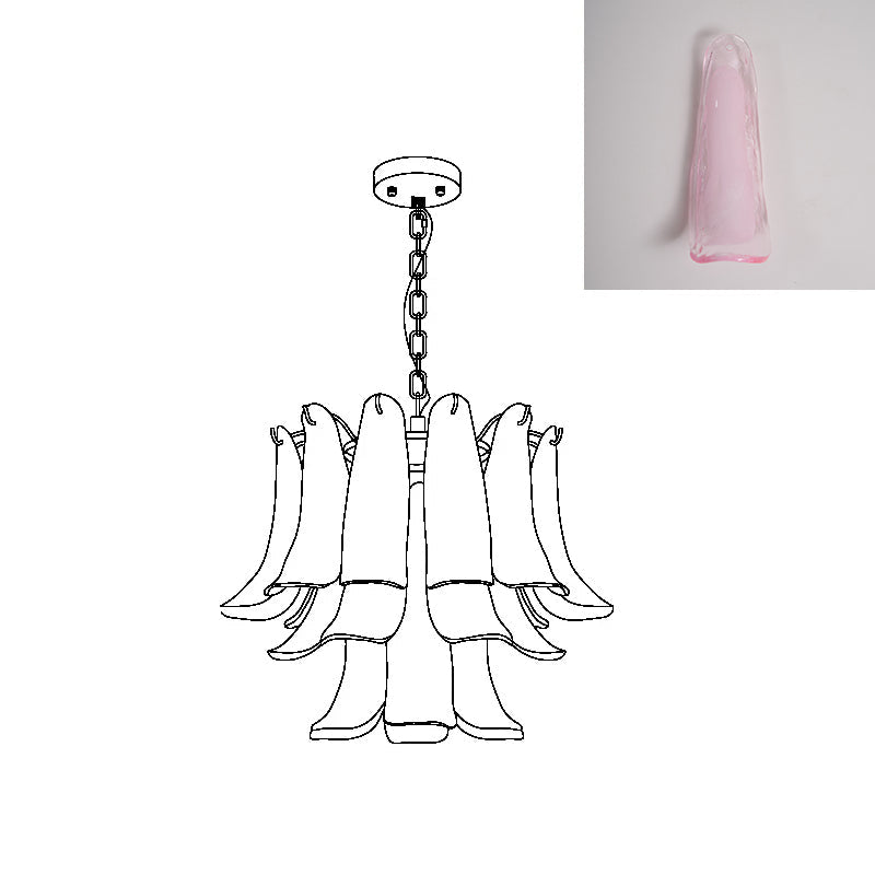 Murano Petal Chandelier