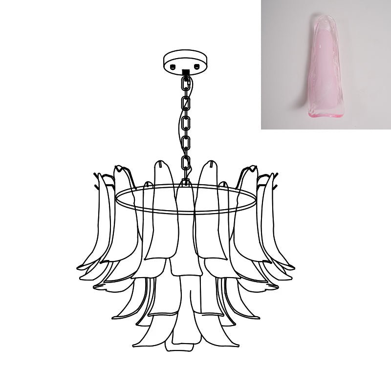 Murano Petal Chandelier