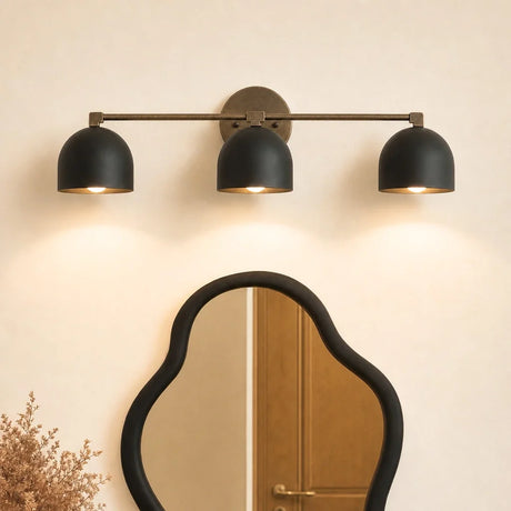Nordic Metal Deep Ball Vanity Sconce