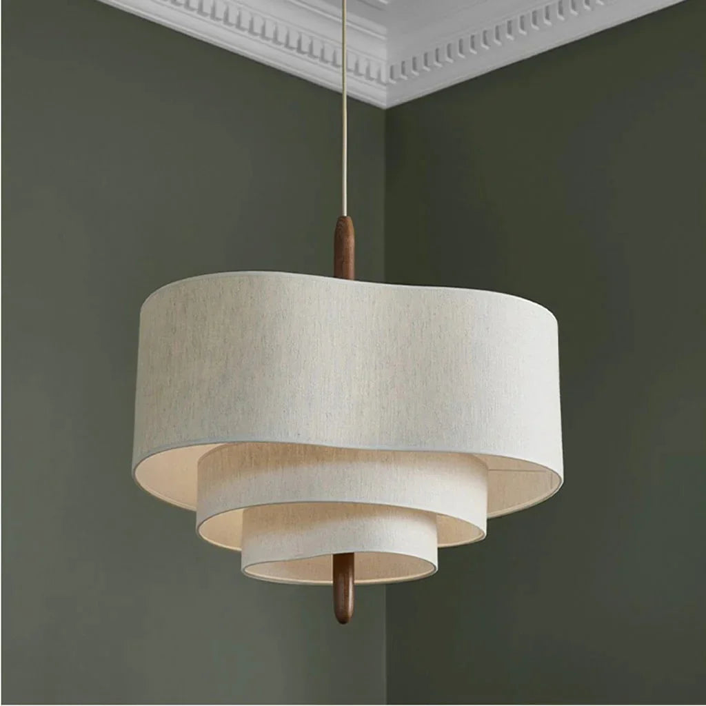 Nysorin Scandinavian Fabric Layered Pendant Light