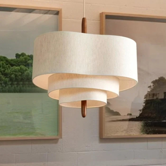 Nysorin Scandinavian Fabric Layered Pendant Light