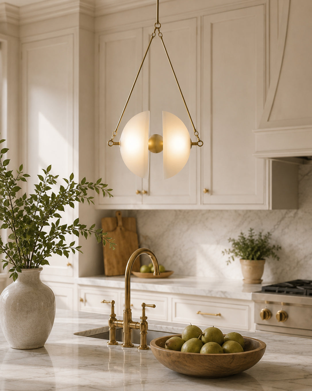 Oyster Glass Pendant Lamp