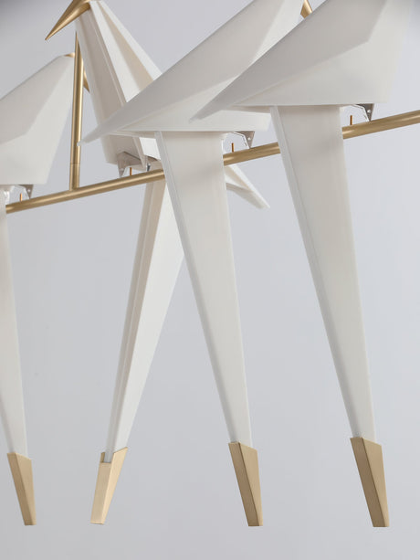Perching Bird Chandelier