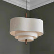 Raphia Pendant Lamp Cream White