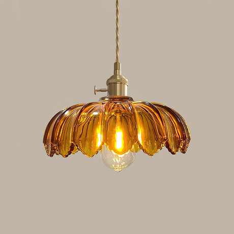 Retro Petal Pendant Lamp