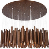Azera Retro Wood Chandelier