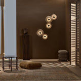 Round Alabaster Wall Lamp