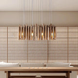 Azera Retro Wood Chandelier