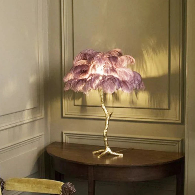 Virel Feather Floor Lamp
