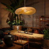 Sorel Bamboo Wicker Chandelier