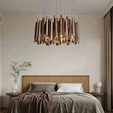 Azera Retro Wood Chandelier