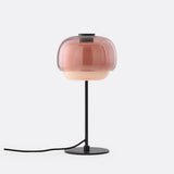 Sanae Modern Retro Double-Dome Colored Glass Table Lamp