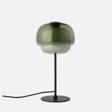 Sanae Modern Retro Double-Dome Colored Glass Table Lamp