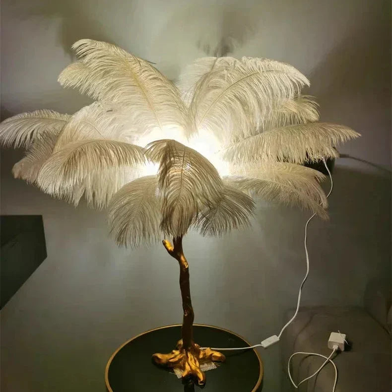 Virel Feather Floor Lamp