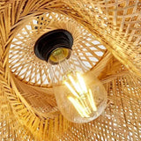 Sorel Bamboo Wicker Chandelier