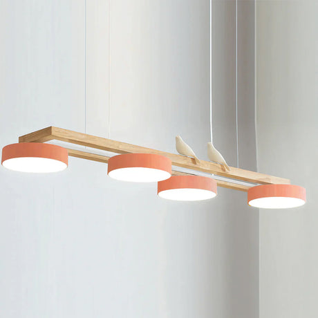 Sienna Bird Long Chandelier