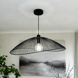 Warwick Pendant – Black Wire Dome Shade