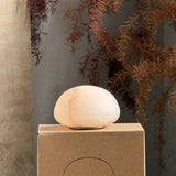 Snowflake Alabaster Rechargeable Table Lamp