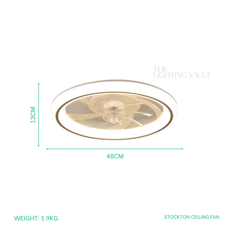 Stockton Remote Control Ceiling Fan