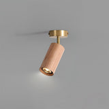 Thio Wooden Track Lighting 1 Head Wood