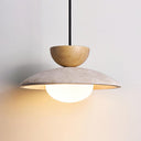 Cleo travertine pendant light Wood