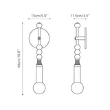 Toam Beaded Wall Light