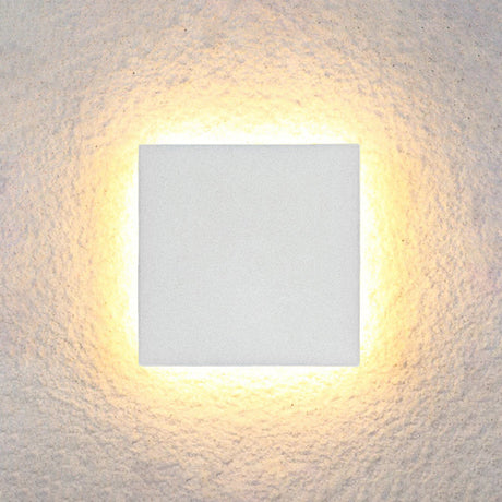 Klyne Minimalist Round/Square Outdoor Wall Lamp LED, Black/White