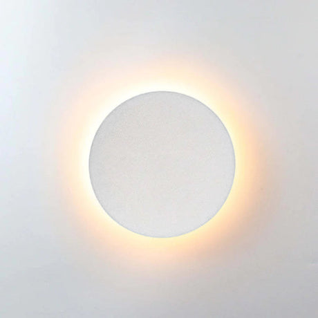 Klyne Minimalist Round/Square Outdoor Wall Lamp LED, Black/White