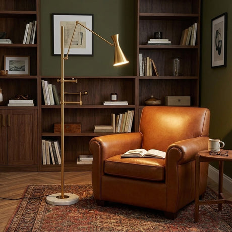 With Frame Support Floor Lamp