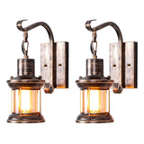 Etra wall lamp Bronze white pair