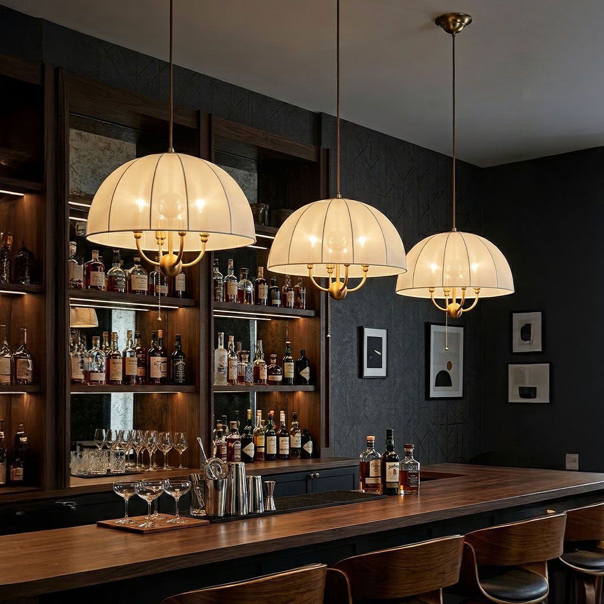 Alora Mood Crosby 4-Light Pendant studio shot