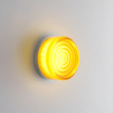 Dimple Wall Sconce Model B Amber