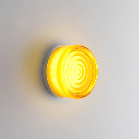 Dimple Wall Sconce Model B Amber